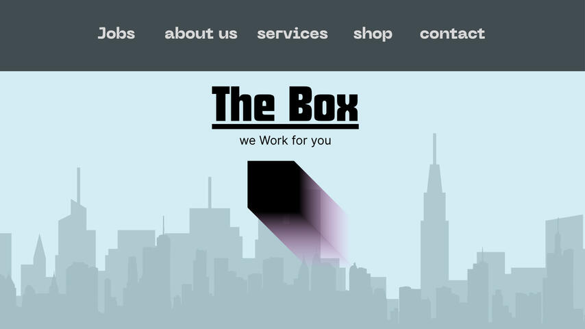 Webpage mockup